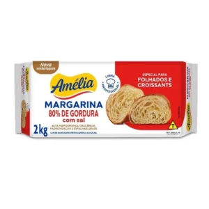 MARGARINA FOLHADA C/ SAL AMELIA 2KG