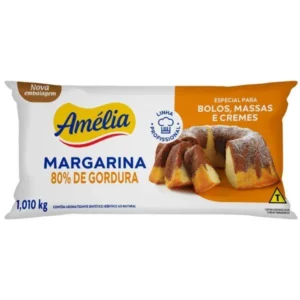 MARGARINA 80% AMELIA BOL/MAS E CRE 1,010KG