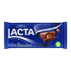CHOCOLATE AO LEITE LACTA 80G