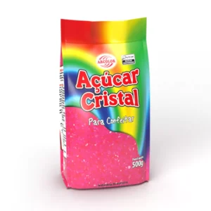 ACUCAR CRISTAL ROSA ARCOLOR 500G