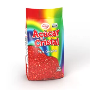 ACUCAR CRISTAL VERMELHO ARCOLOR 500G