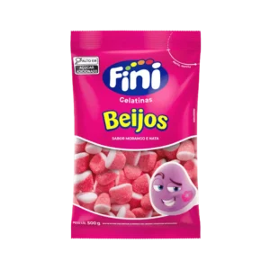 FINI BEIJOS MORANGO 500G