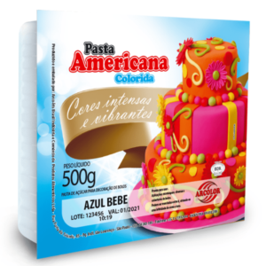 PASTA AMERICANA AZUL BEBE ARCOLOR 500G
