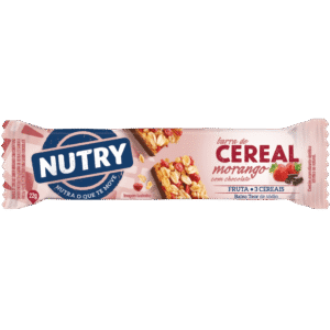 BARRA CEREAL NUTRY MORANGO CHOCOLATE 22G