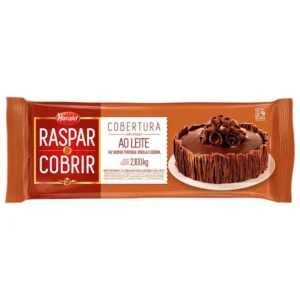 BARRA CONFEITEIRO RASPAR COBRIR AO LEITE 2,1KG HARALD