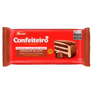 BARRA CONFEITEIRO AO LEITE 500G HARALD