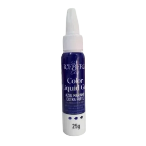 CORANTE COLOR LIQUID GEL AZUL MARINHO EXTRA FORTE 25G ICEBERG CHEF