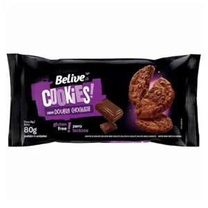 COOKIES DOUBLE CHOCOLATE 80G BELIVE