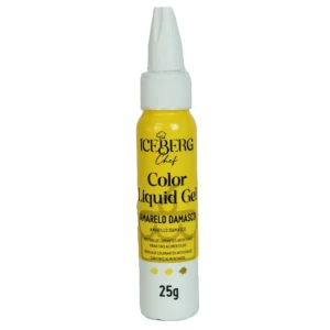 CORANTE COLOR LIQUID GEL AMARELO 25G ICEBERG CHEF