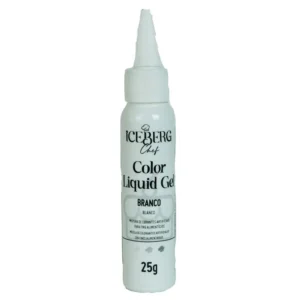 CORANTE COLOR LIQUID GEL BRANCO 25G ICEBERG CHEF