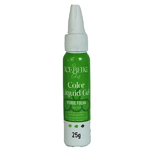 CORANTE COLOR LIQUID GEL VERDE BANDEIRA 25G ICEBERG CHEF