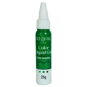 CORANTE LIQUID GEL VERDE BANDEIRA 25G ICEBERG