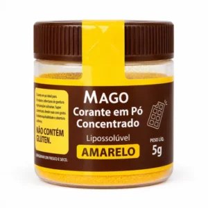 CORANTE EM PÓ CHOCOLATE AMARELO 5G MAGO