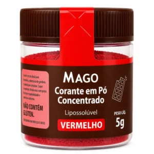 CORANTE EM PÓ CHOCOLATE VERMELHO 5G MAGO