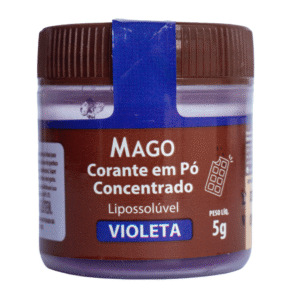 CORANTE EM PÓ CHOCOLATE VIOLETA 5G MAGO