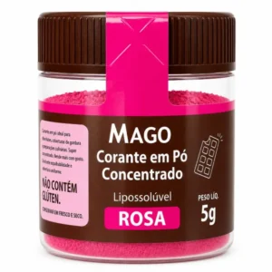 CORANTE EM PÓ LIPOSSOLUVEL ROSA 5G MAGO