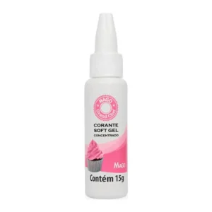 CORANTE SOFT GEL ROSA BEBE 15G MAGO