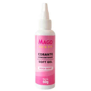 CORANTE GEL ROSA BEBÊ 60G MAGO