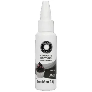 CORANTE SOFT GEL PRETO 15G MAGO