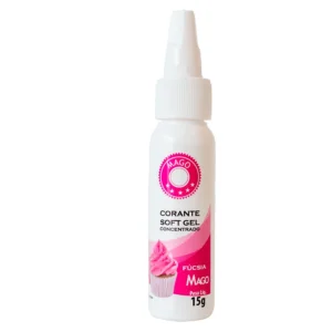 CORANTE SOFT GEL ROSA PINK 15G MAGO