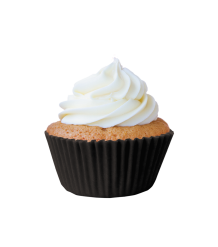 FORMINHA PARA MINI CUPCAKE PRETA Nº 02 MAGO