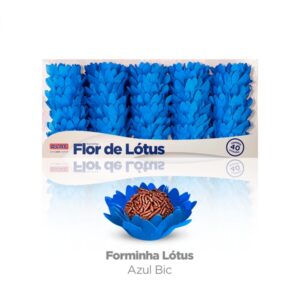 FORMINHA ART FLOR DE LOTUS AZUL BIC COM 40 PLAC