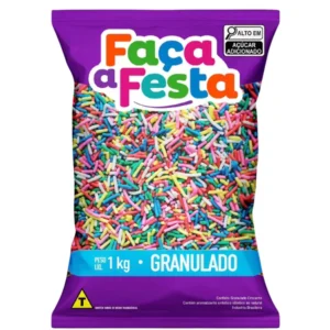 GRANULADO COLORIDO 1KG FACA A FESTA LEKE