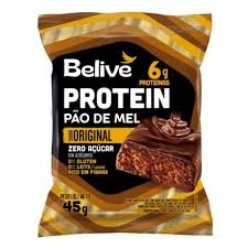 PAO DE MEL BELIVE PROTEIN ZERO 45G