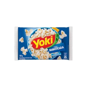 PIPOCA MICROONDAS MANTEIGA YOKI 100G
