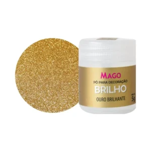 PÓ PARA DECORACAO BRILHANTE OURO 5G MAGO