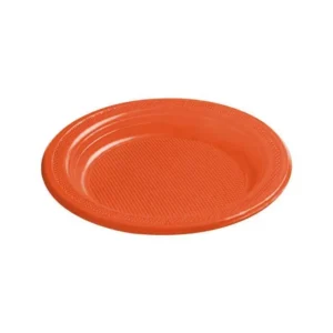 PRATO LARANJA KAIXOTE 15CM C/10