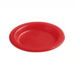 PRATO VERMELHO KAIXOTE 15CM C/10