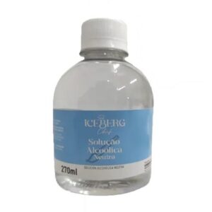 SOLUCAO ALCOOLICA NEUTRA 270ML ICEBERG