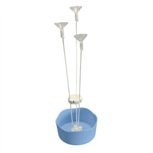 SUPORTE PARA BALOES CACHEPO 3 HASTES AZUL BEBE PIFFER