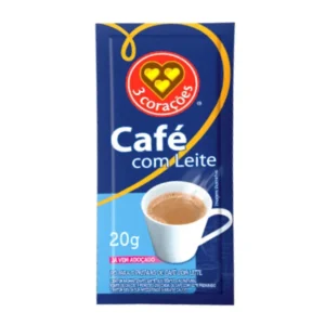 CAFE COM LEITE 20G 3 CORAÇÕES
