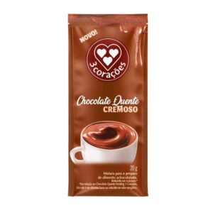 CHOCOLATE QUENTE EM PÓ 20G 3 CORAÇÕES