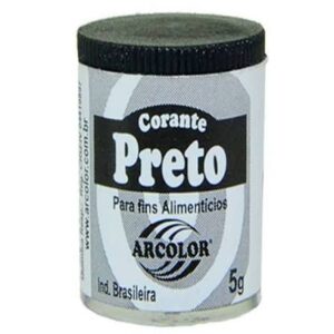CORANTE EM PÓ PRETO 5G ARCOLOR