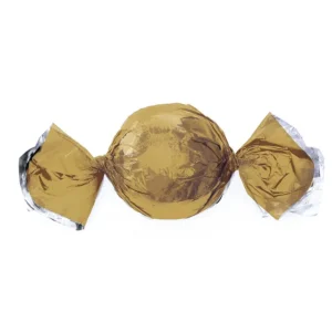 EMBALAGEM TRUFA CAFE COM LEITE BEGE 14,5X15,5 COM 100 CROMUS