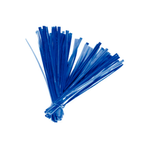 FECHO PRATICO MET AZUL C/100 4MMX11CM SILVER