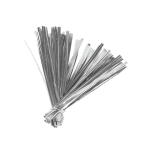 FECHO PRATICO MET PRATEADO C/100 4MMX11CM SILVER