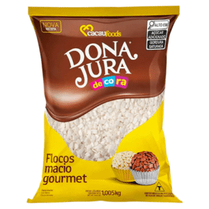 FLOCOS GOURMET BRANCO 1,005G DONA JURA