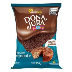 GRANULADO CROCANTE CHOCOLATE 500G DONA JURA