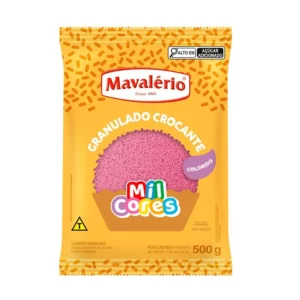 GRANULADO ROSA 500G MAVALÉRIO