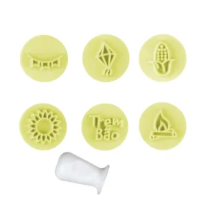 KIT CARIMBOS JUNINOS AMARELO 2CM BLUE STAR