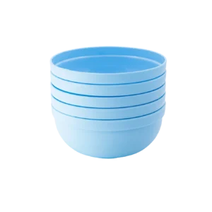 MINI BOWL AZUL COM TAMPA COM 5 270ML SOLRAC