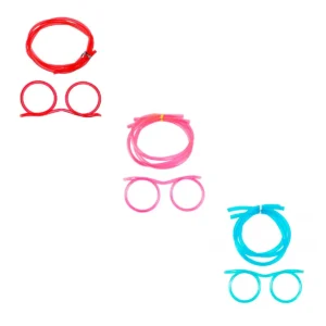OCULOS COLORIDO COM CANUDOS SILVER