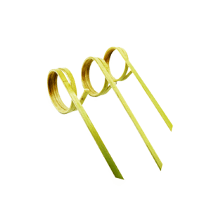 PALITO EM BAMBU P PETISCOS DOURADO C/20 SILVER