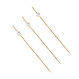 PALITO EM BAMBU PETISCOS BOLINHA C/20 SILVER