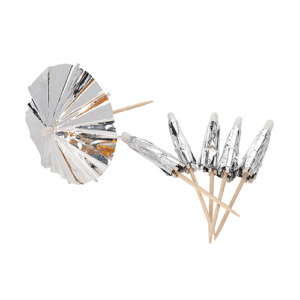 PALITO GUARDA CHUVA PRATEADO C/12 SILVER