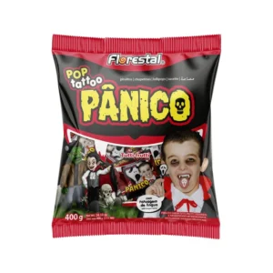 PIRULITO POP TATTO PANICO 400G FLORESTAL